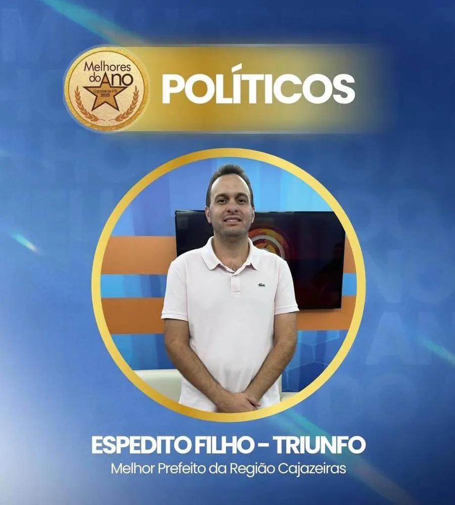 Espedito Filho receberá o título de melhor prefeito da região de Cajazeiras